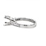 Diamond wedding set platinum 8.5 gr (4/19)