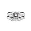 Diamond wedding set platinum 8.5 gr (4/19)