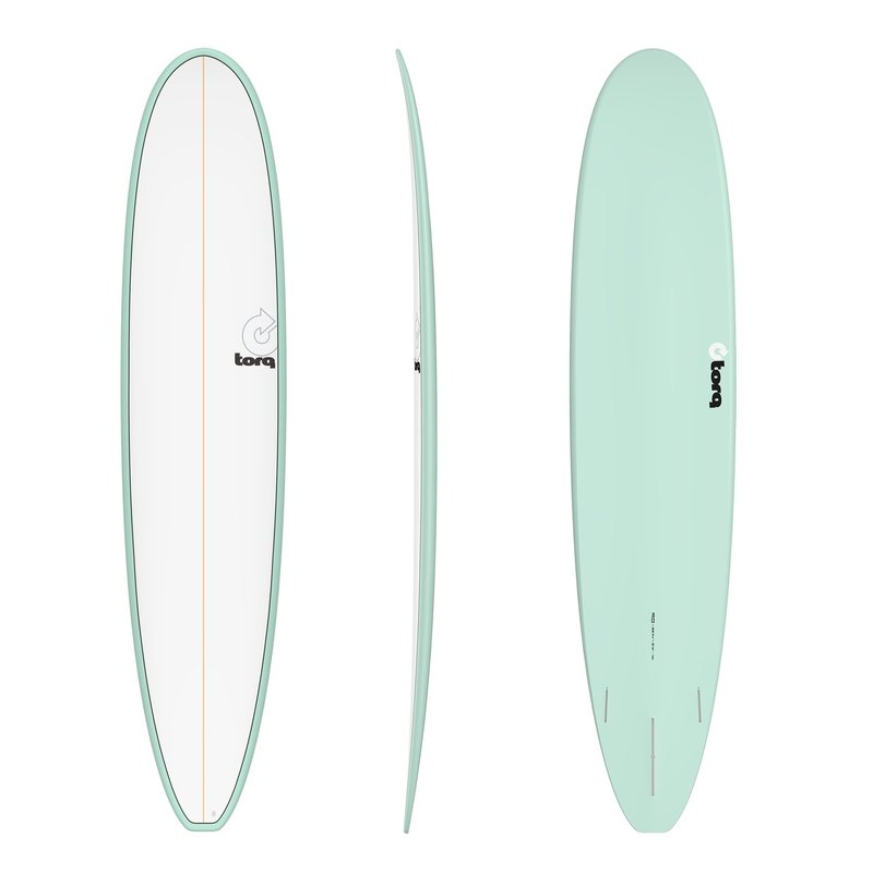 Torq 9'0" Torq Longboard Pinline Seagreen + White Deck