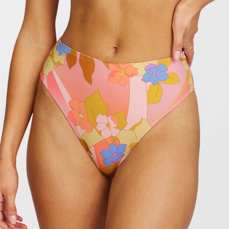 Billabong Billabong Groovy Garden HIgh Rise Bikini Bottom FINAL SALE