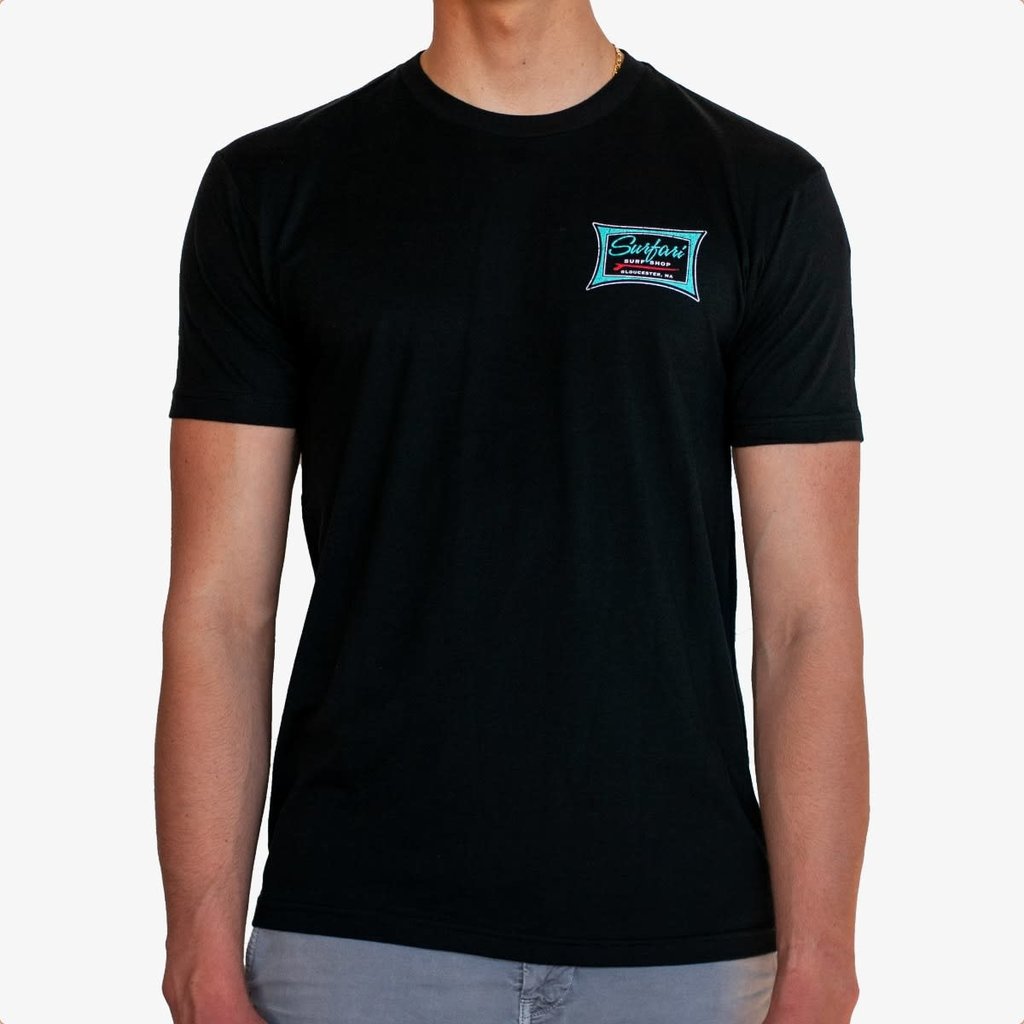 Surfari Surfari Golden Era Premium Sueded T-shirt Black