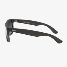 Ray-Ban Ray-Ban Justin Rubber Grey On Clear Grey w/Grey Silver Mirror