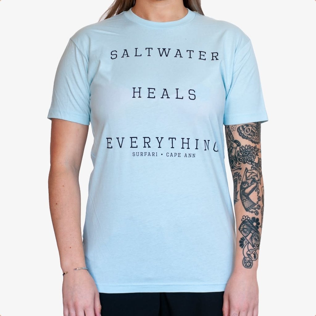 Surfari Surfari Saltwater Heals T-shirt FINAL SALE