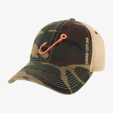 Surfari Surfari Fish Hook Trucker Hat Army Camo
