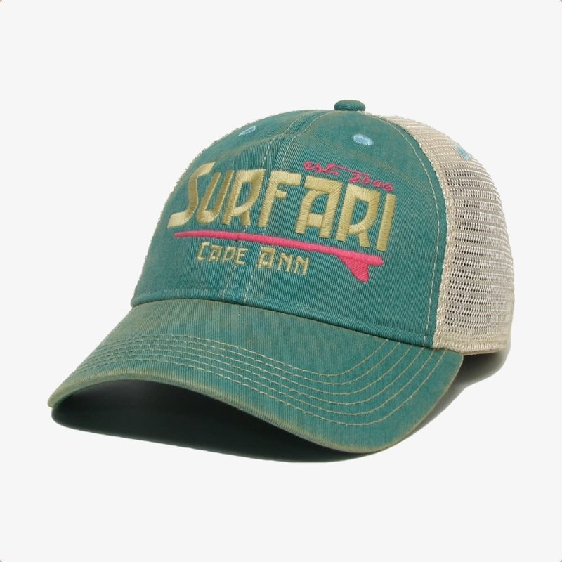 Surfari Surfari Cape Ann Kid’s Trucker Hat Aqua Blue