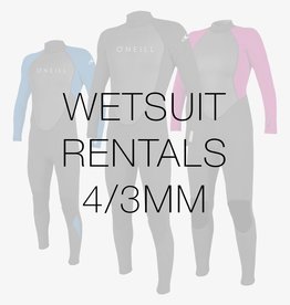 Surfari Wetsuit Rental 4/3mm