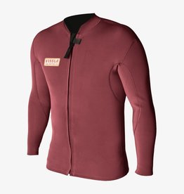 Vissla Vissla Solid Sets 2mm Front Zip Wetsuit Jacket Burgundy