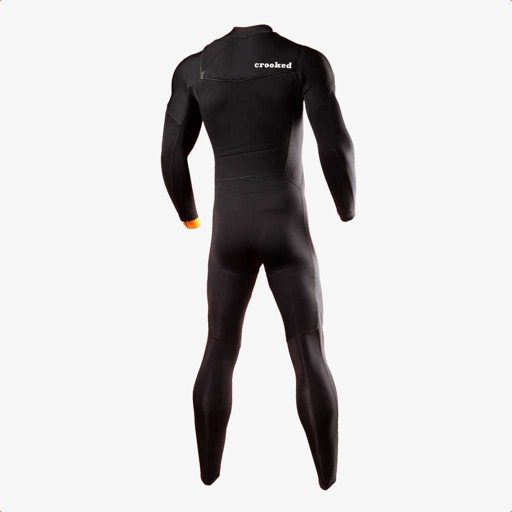 Crooked Surf Crooked Surf 4/3mm Men's Full Wetsuit Black