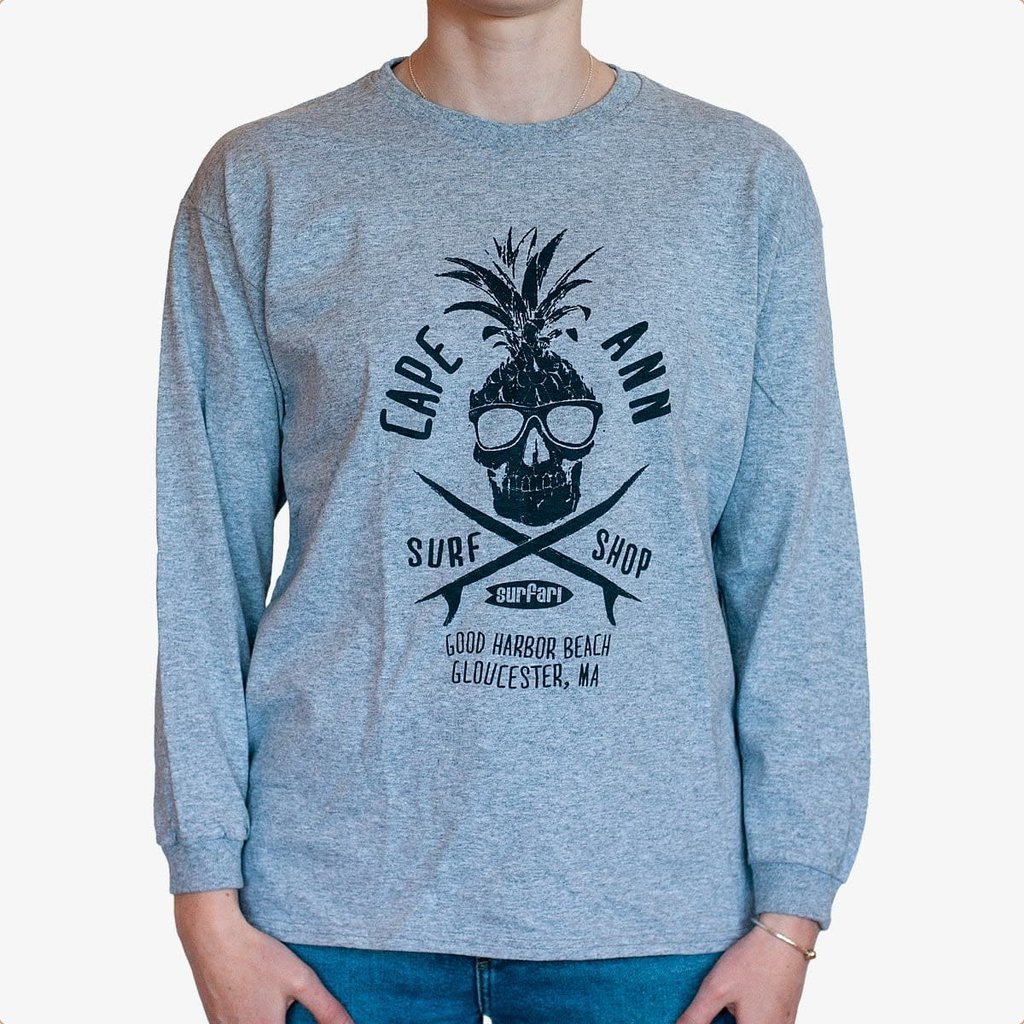 Surfari Youth Sweet Dude L/S T-shirt Grey - Surfari