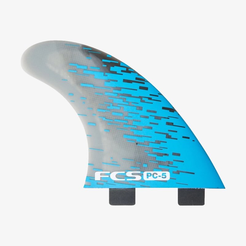 FCS FCS PC-5 Medium Blue Smoke Tri Fins