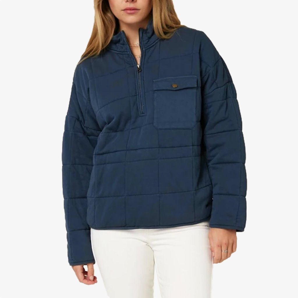 O'Neill FINAL SALE -Mable Quilted Pullover Jacket Slate