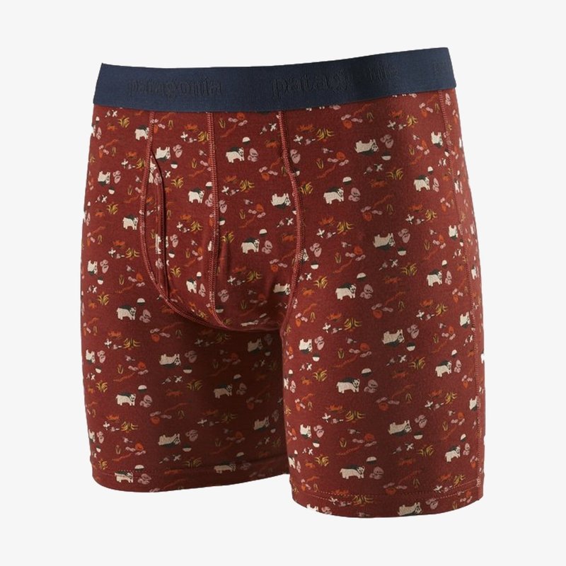 Patagonia Bokserki Essential Underwear (coast highway multi sumac red)