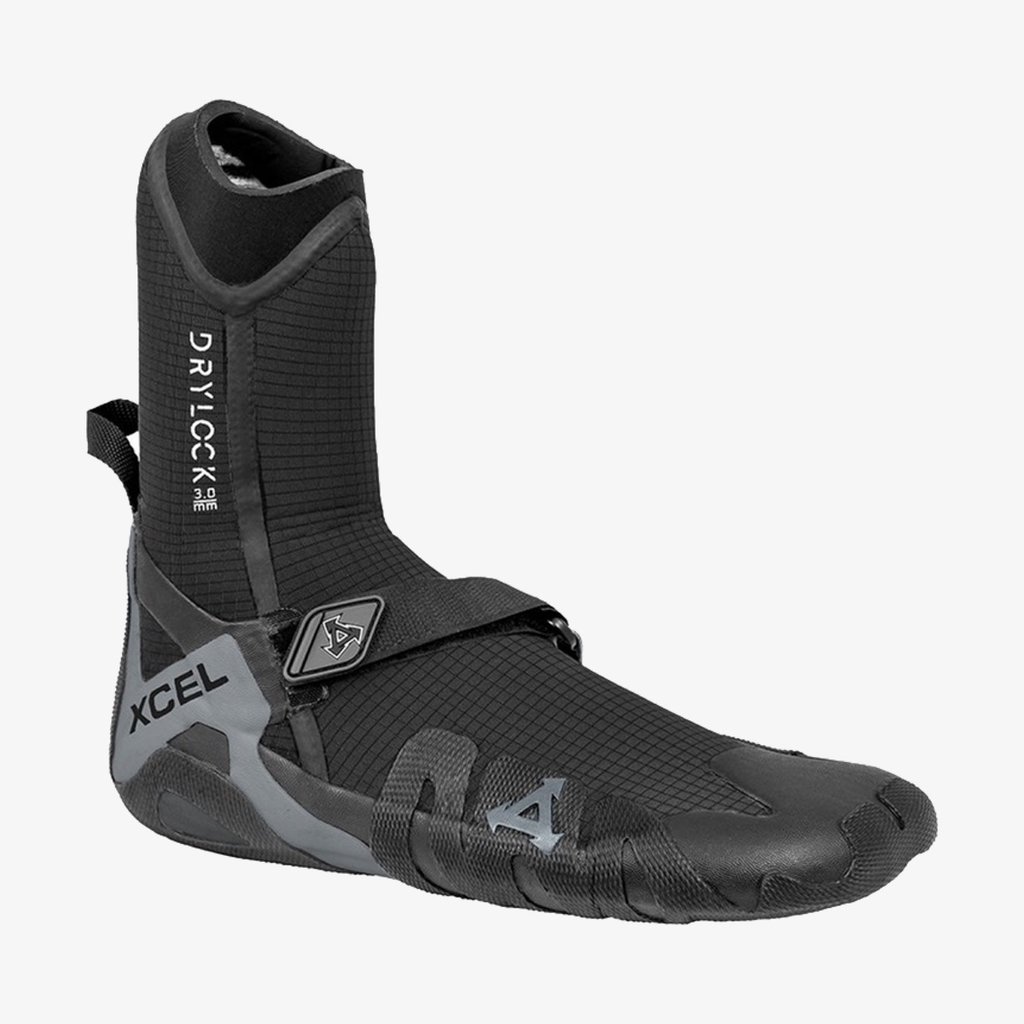 XCEL XCEL Drylock 3mm Round Toe Boot Black/Gray