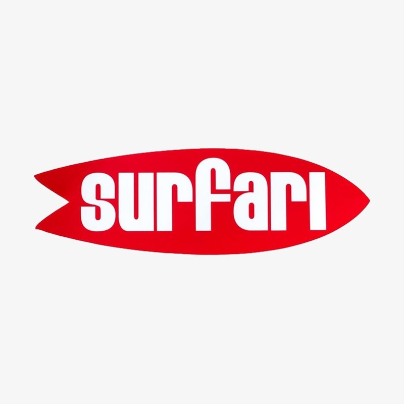 Surfari Surfari Logo Sticker