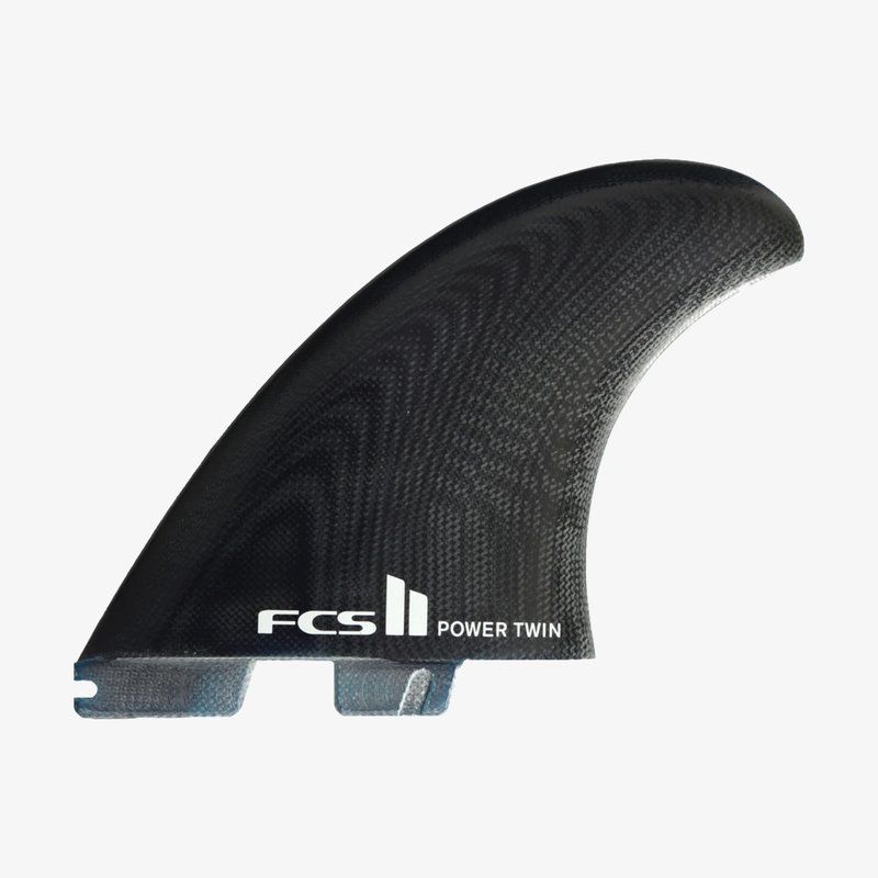 FCS FCS II Power Twin PG Black Fins