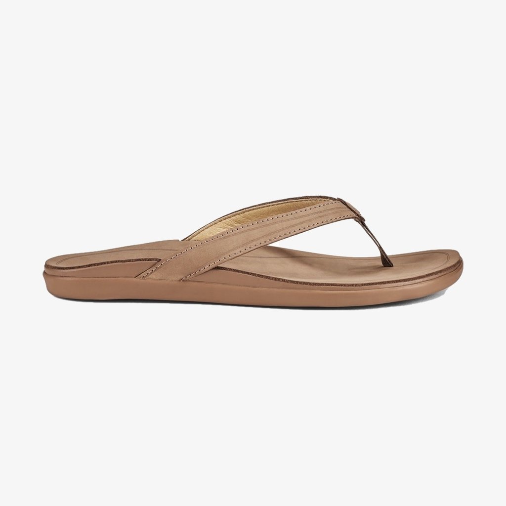 OluKai OluKai 'Aukai Women's Leather Sandals Tan FINAL SALE