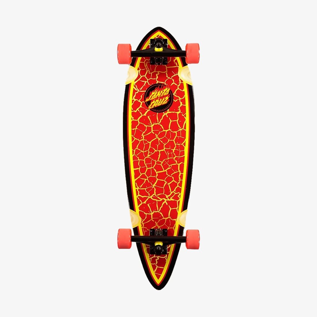 Santa Cruz Santa Cruz Flame Dot Pintail Cruzer 9.2" x 33" Complete