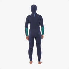 sisstr Sisstr 5/4 7 Seas Hooded Chest Zip Full Wetsuit Strong Blue