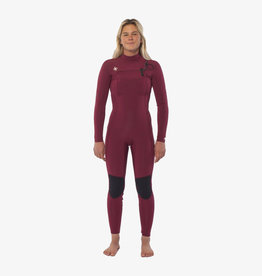 sisstrevolution Sisstrevolution 7 Seas 4/3 Chest Full Wetsuit Wine