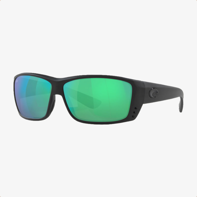 Costa Costa Cat Cay Blackout Frame w/Green Mirror 580G