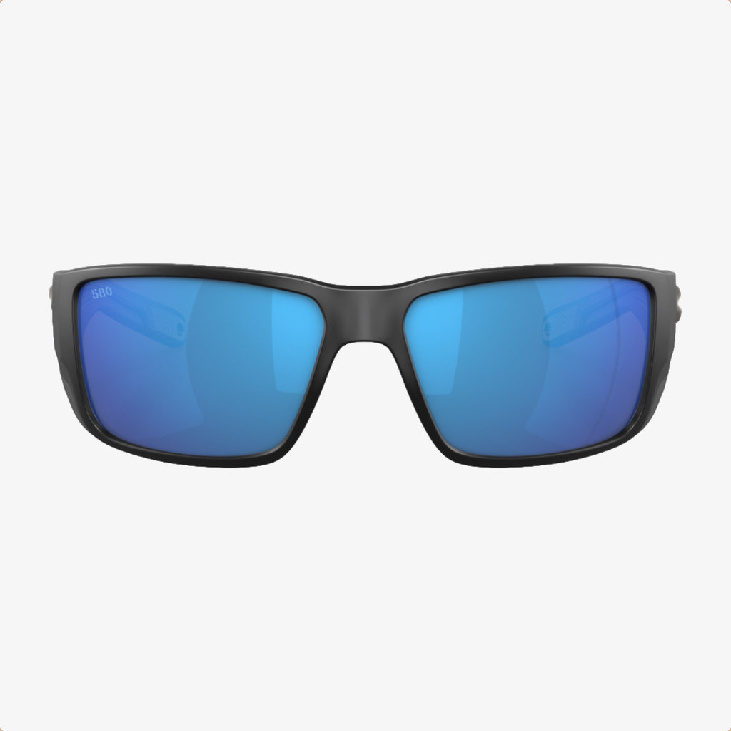 Costa Costa Blackfin Pro Matte Black Frame w/Blue Mirror 580G