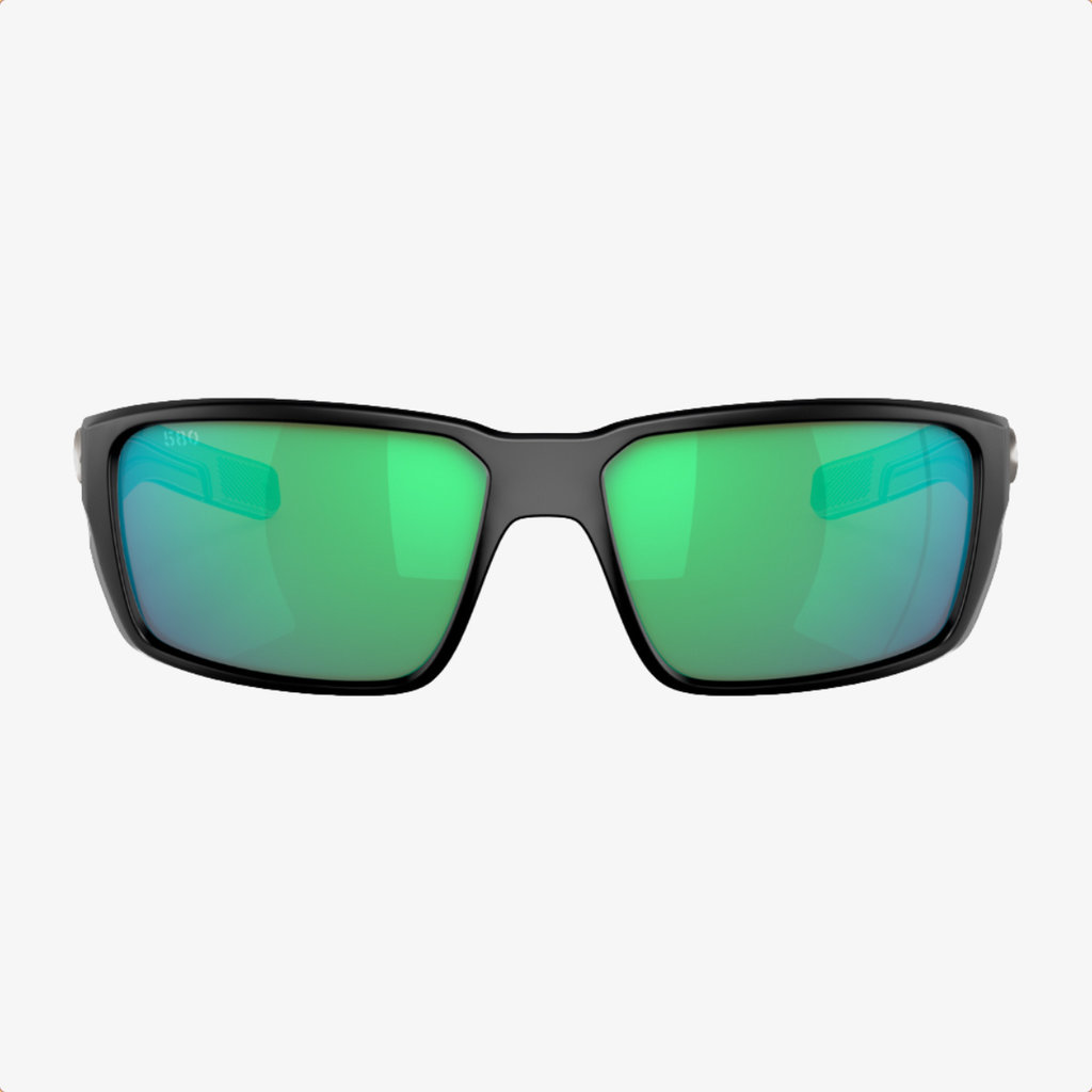 Costa Costa Fantail Pro Matte Black Frame w/Green Mirror 580G