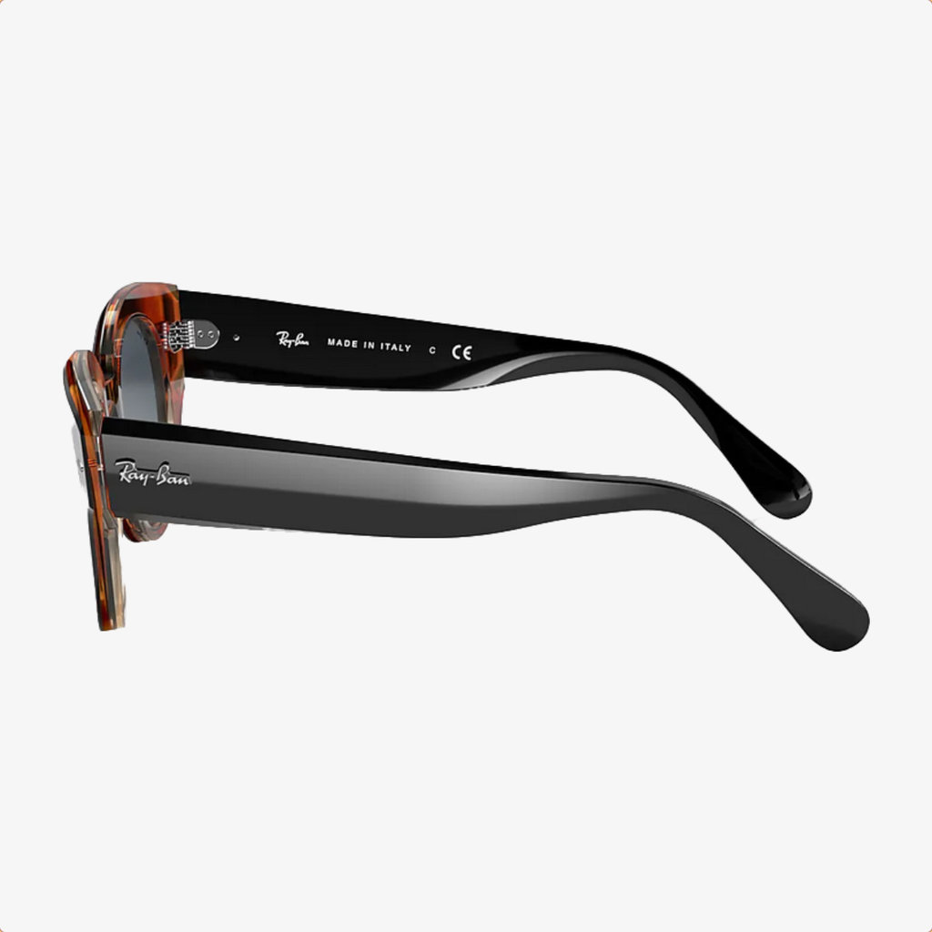 Ray-Ban Ray-Ban Roundabout Black on Transparent Brown w/Grey Gradient