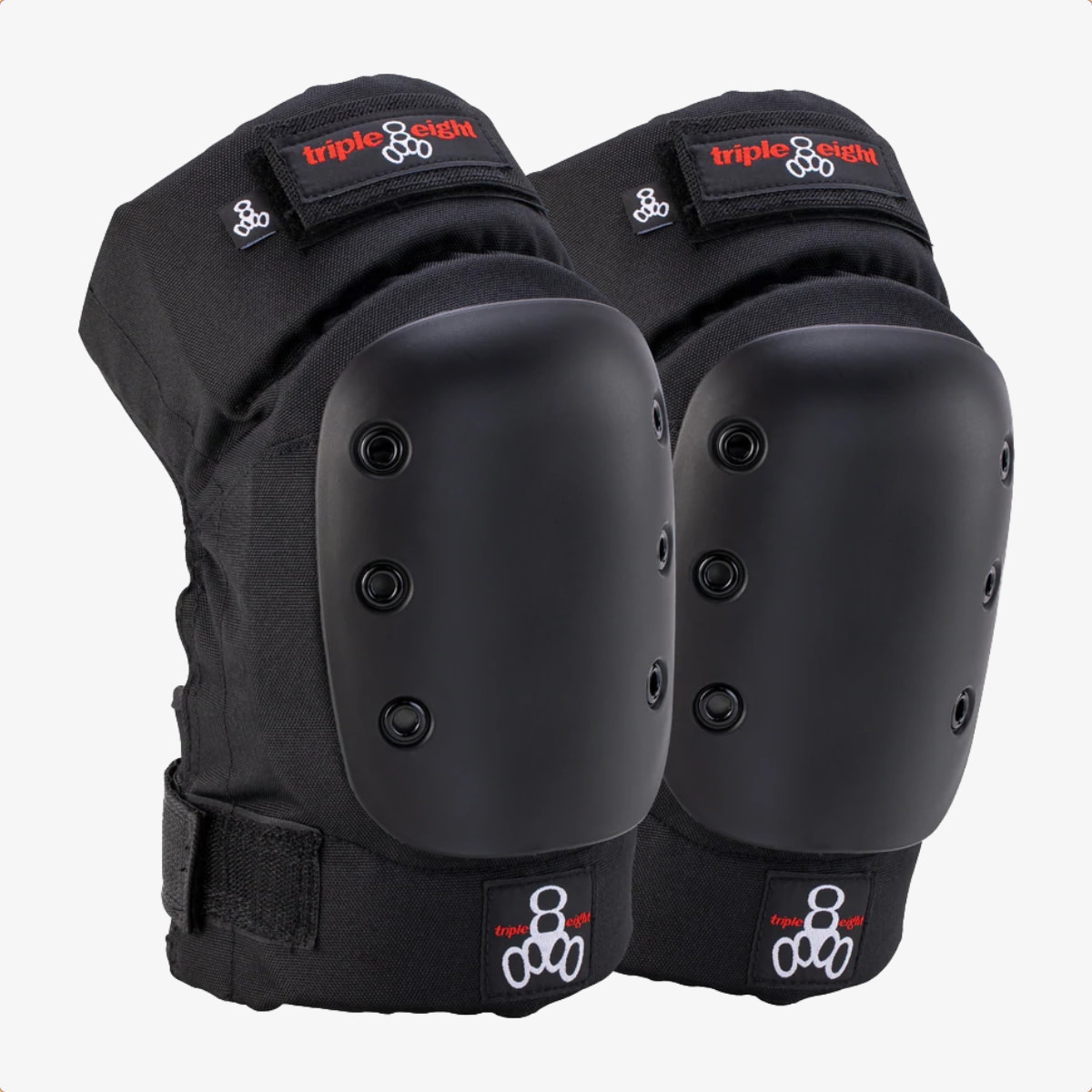 Genouillères Triple Eight KP22 Capped – Noires Taille L – Paire – Occasion