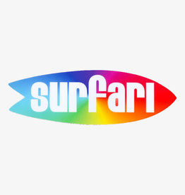 Surfari Surfari Logo Rainbow Sticker