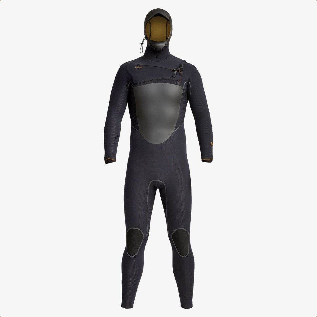 XCEL Xcel Men's Drylock X 5/4mm Hooded Full Wetsuit Black