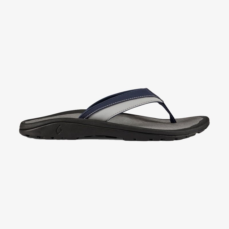 OluKai OluKai 'Ohana Koa Men's Beach Sandal Trench Blue / Poi