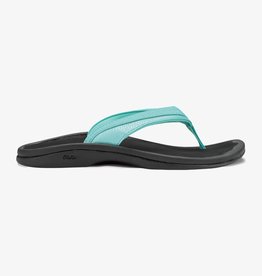OluKai 'Ohana Women's Beach Sandals Sea Glass / Black FINAL SALE