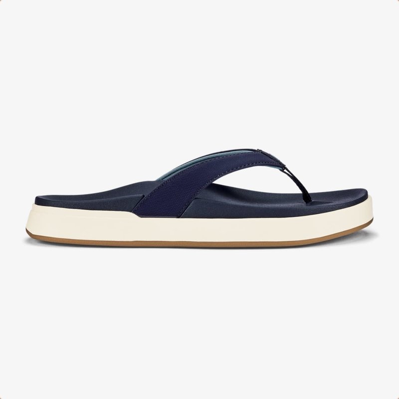 OluKai OluKai Nu'a Pi'o Women's Beach Sandals Trench Blue