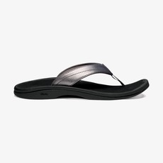 OluKai OluKai ‘Ohana Women's Beach Sandals Pewter / Black