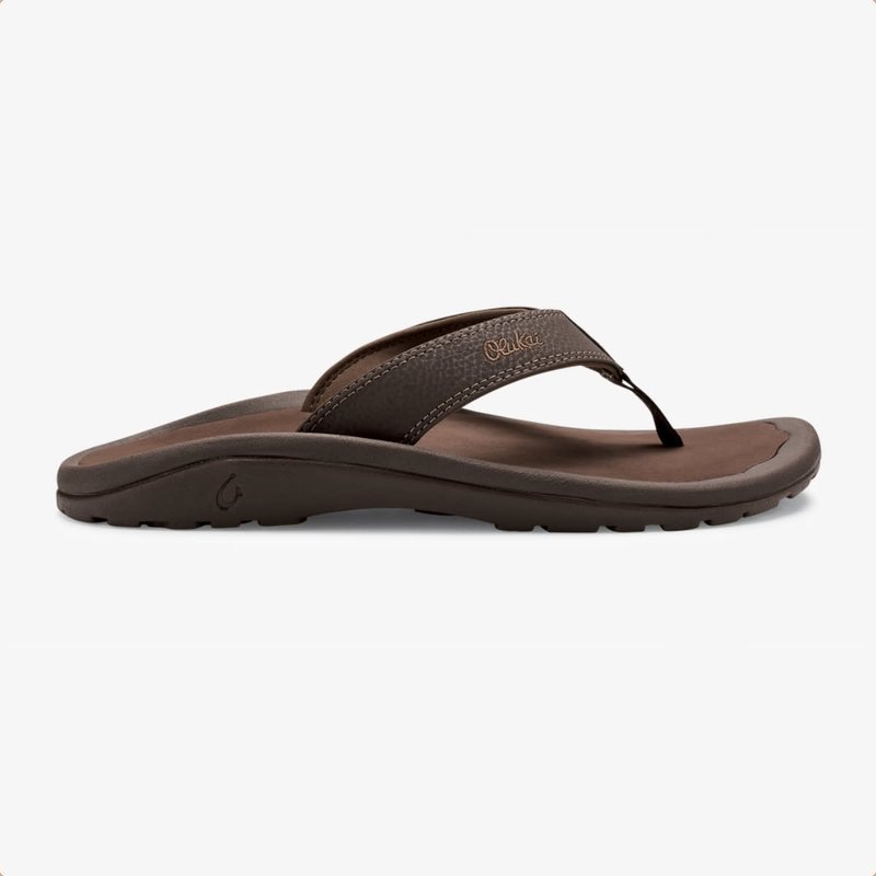 OluKai 'Ohana Men's Beach Sandal Dark Java / Ray