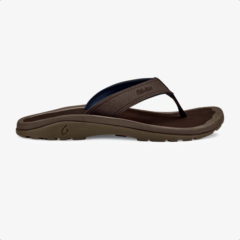 OluKai OluKai 'Ohana Men's Beach Sandal Dark Wood FINAL SALE