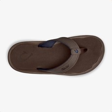 OluKai OluKai 'Ohana Men's Beach Sandal Dark Wood FINAL SALE