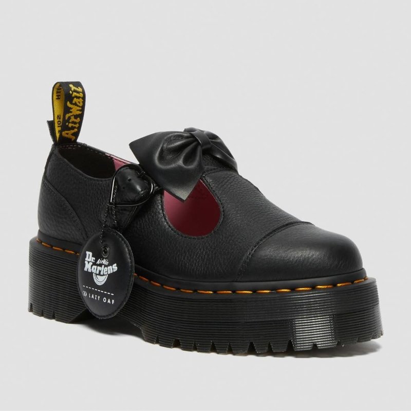 Dr. Martens Dr Martens X Bethan Lazy Oaf Leather Mary Janes Black Pisa