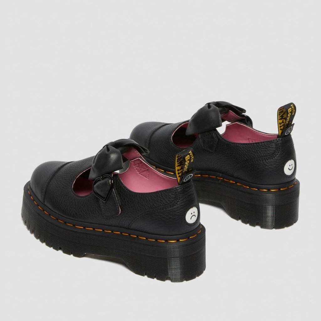 Dr. Martens Dr Martens X Bethan Lazy Oaf Leather Mary Janes Black Pisa