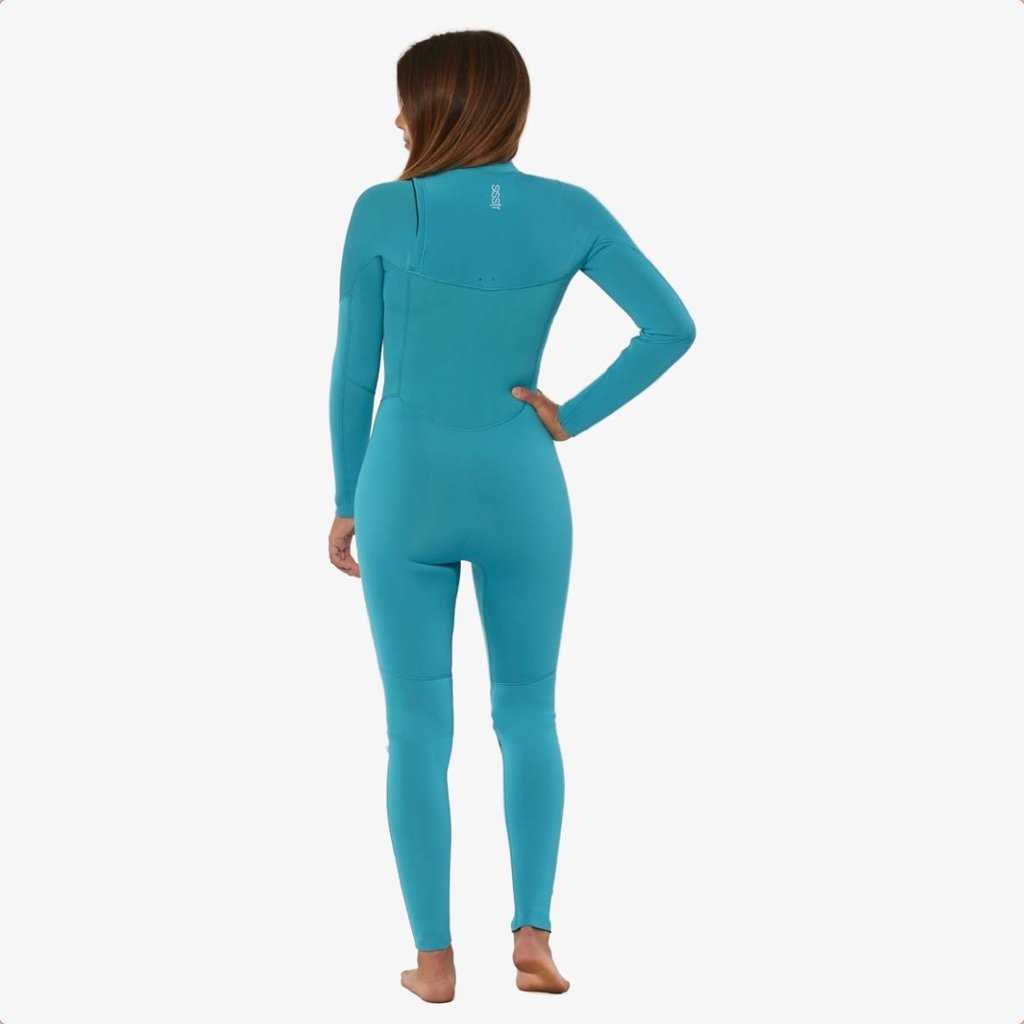 sisstrevolution Sisstrevolution Seven Seas 3/2mm Chest Zip Fullsuit Aqua