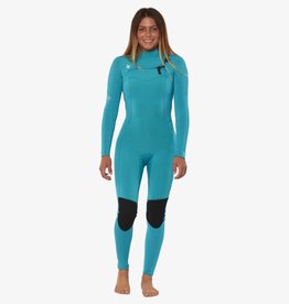 sisstr Sisstr Seven Seas 3/2mm Chest Zip Fullsuit Aqua