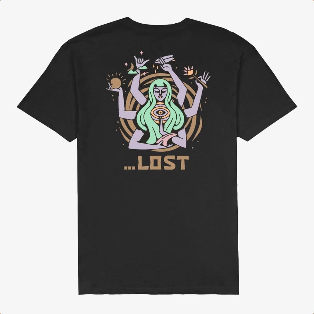 ...Lost Lost Innerpeace Tee Black FINAL SALE