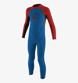 O'Neill O'Neill Toddler Reactor II 2mm Back Zip Full Wetsuit Ocean/Graphite/Red