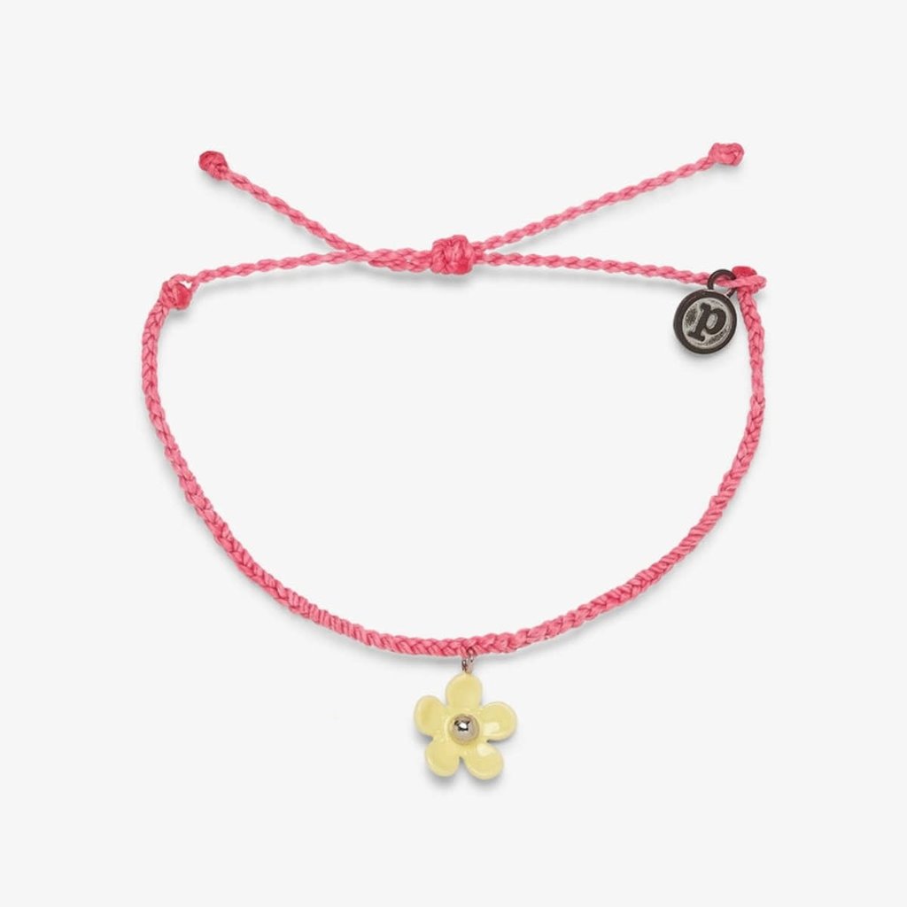 PuraVida Pura Vida Solstice Enamel Flower Charm Bracelet