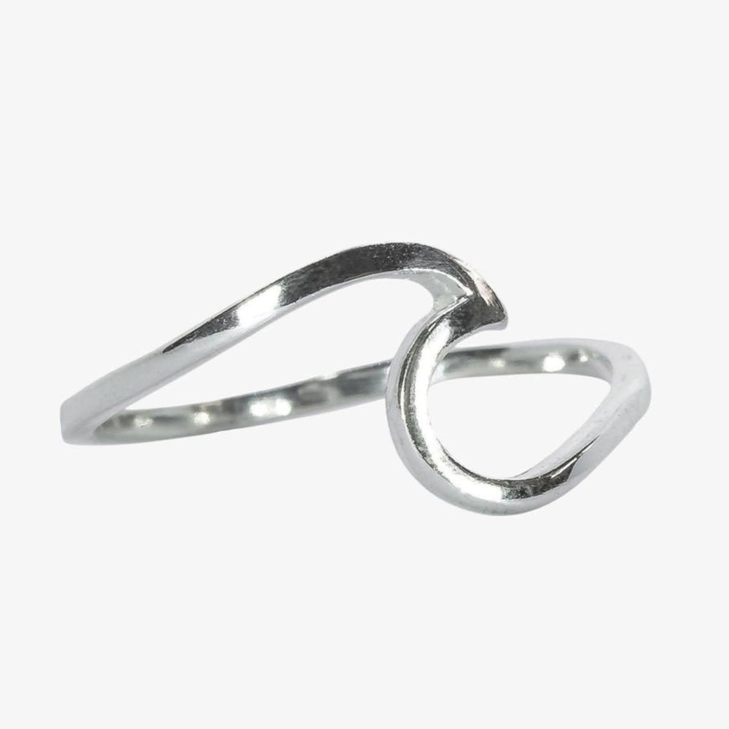 PuraVida Pura Vida Wave Ring Silver