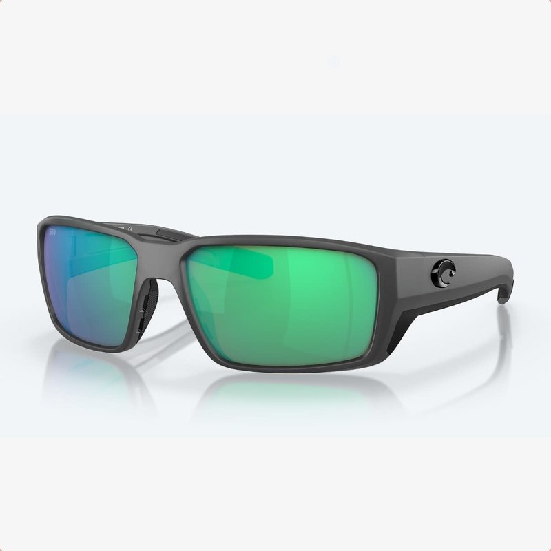 Costa Costa Fantail Pro Matte Gray Frame w/Green Mirror 580G