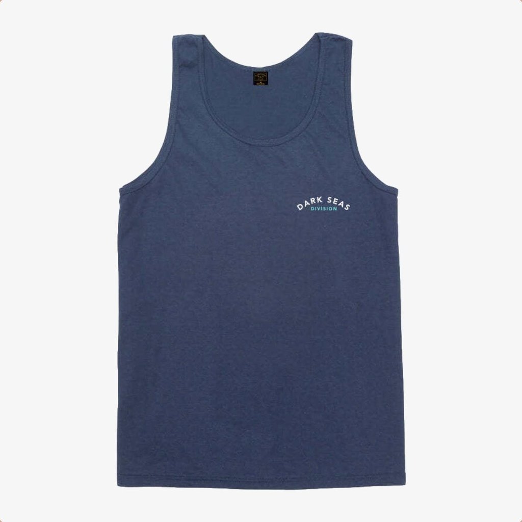 Dark Seas Dark Seas Headmaster Stock Tank Top T-shirt Navy FINAL SALE