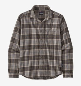 Patagonia Patagonia Men's Long-Sleeved Cotton in Conversion Fjord Flannel Shirt Beach Plaid Forge Grey FINAL SALE