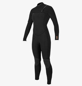 O'Neill O’Neill Women's Hyperfreak 4/3+mm Chest Zip Full Wetsuit Black