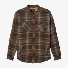 O'Neill O'Neill Redmond Sherpa Flannel Shirt Brown